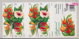 USA 3117-3120Fb Folienblatt58 (kompl.Ausg.) Postfrisch 1999 Tropische Pflanzen (10368229 - Unused Stamps