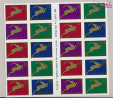 USA 3216II-3219II Fb Folienblatt61 (kompl.Ausg.) Postfrisch 1999 Weihnachten (10368228 - Unused Stamps