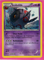 Carte Pokemon Francaise 2011 Noir Et Blanc Pouvoir Emmergeant 39/98 Scobolide 90pv Occasion - Black & White