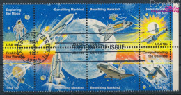 USA 1481-1488 Achterblock (kompl.Ausg.) Gestempelt 1981 Raumfahrt (10348605 - Usados