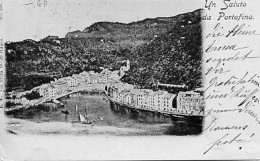 Portofino (Genova) - Un Saluto 1898 - Genova (Genoa)