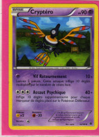 Carte Pokemon Francaise 2011 Noir Et Blanc Pouvoir Emmergeant 42/98 Cryptero 90pv Bon Etat - Noir & Blanc