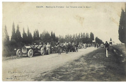 Carte Postale : Salon - Meeting De Provence - Les Voitures Avant Le Départ - Otros & Sin Clasificación
