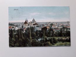Very Old Postcard, Erfurt, Gesamtansicht - Erfurt