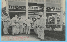 Afrique Occidentale-Côte D'Ivoire-1910-Voyage Du Ministre Des Colonies-Bingerville-Visite De L'Hôpital-cachet "Paquebot" - Elfenbeinküste