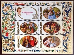 Cook Islands 1969 Christmas Minisheet MNH - Islas Cook