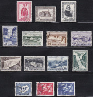 IS061B – ISLANDE – ICELAND – 1956 – FULL YEAR SET – Y&T # 258/271 USED 36,25 € - Used Stamps