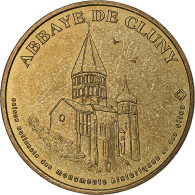 France, Tourist Token, Abbaye De Cluny, 2003, MDP, Or Nordique, SUP - Autres & Non Classés