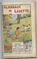 ALMANACH DE LISETTE 1938 Petit Echo De La Mode - Lisette