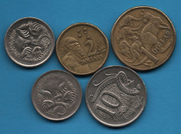 AUSTRALIA LOT MONNAIES 5 COINS - Kiloware - Münzen