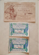 Oeuvres Des Estropiés Rouen 1917 - Billets De Loterie