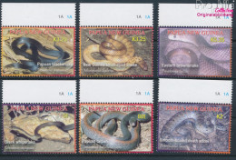 Papua-Neuguinea 1202-1207 (kompl.Ausg.) Postfrisch 2006 Giftschlangen (10347970 - Papua-Neuguinea