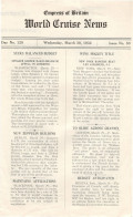 Empress Of Britain Ship 30th March 1932 News Guide New York Rangers Hockey - Sonstige & Ohne Zuordnung