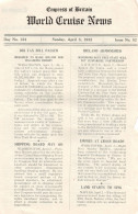 Empress Of Britain Ship April 3rd 1932 Old News Guide Washington Bill - Sonstige & Ohne Zuordnung