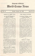 Empress Of Britain Ship 24th January 1932 Old News Guide Spanish Revolt - Altri & Non Classificati