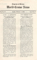 Empress Of Britain Ship 7th February 1932 Old News Guide Adolf Hitler - Autres & Non Classés