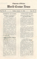 Empress Of Britain Ship 17th January 1932 Old News Guide Washington Politics - Andere & Zonder Classificatie