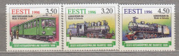 ESTONIA 1996 Transport Trains MNH(**) Mi 284-285 # Est316 - Estonia