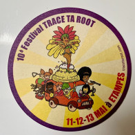 Sous-bock 10e Festival Trace Ta Root Etampes (coaster) - Sous-bocks
