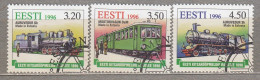 ESTONIA 1996 Transport Trains Used(o) Mi 284-285 # Est317 - Estonia