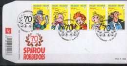 Année 2008 : FDC 3775-3779 - 70 Ans Spirou - Obli. Turnhout - 2001-2010