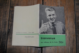 Bienvenue Aux Miliciens De La Levée 1964 Service Militaire Force Terrestre Aérienne Navale Réserves Sous-officiers - Belgique