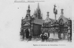 GUIMILIAU - Eglise Et Calvaire - Animé - Guimiliau