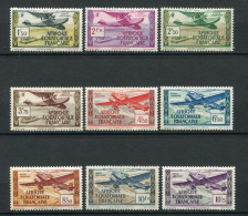 26407 A.E.F  PA1/8, 38** Avions Survolant Des Paysages  1937-43  TB - Unused Stamps