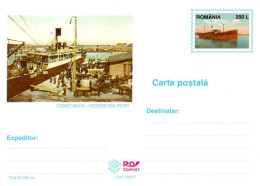 ROUMANIE 1997 ENTIER CARTE NEUF PEINTURE DU PORT DE CONSTANTA - Entiers Postaux