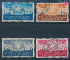 Italien 967-970 (kompl.Ausg.) Gestempelt 1956 Republik Italien (10355733 - 1946-60: Usados