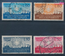 Italien 967-970 (kompl.Ausg.) Gestempelt 1956 Republik Italien (10355733 - 1946-60: Gebraucht