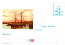 ROUMANIE 1997 ENTIER CARTE NEUF PEINTURE DU VOILIER BRICUL - Entiers Postaux