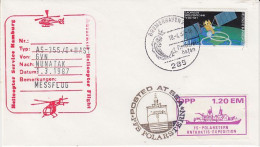 Germany 1987 Antarctic Flight From Georg Von Neumayer To Nunatak 1.03.1987 (GS156) - Polar Flights