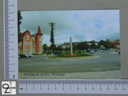 PORTUGAL  - ROTUNDA DO JARDIM - ALCOBAÇA - 2 SCANS  - (Nº58693) - Leiria