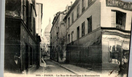 LA RUE  SAINT  RUSTIQUE  A  MONTMARTRE /// 82 // VOIR  CONDITION - Andere Monumenten, Gebouwen