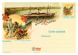 ROUMANIE 1997 ENTIER CARTE NEUF VAPEUR REGELE CARIOL I - Postal Stationery
