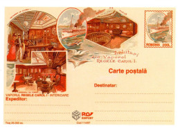 ROUMANIE 1997 ENTIER CARTE NEUF VAPEUR REGELE CARIOL I - Entiers Postaux