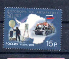 RUSSIE - RUSSIA - 2009 - POLAIRE - 50éme ANNIVERSAIRE DU TRAITE DE L'ANTARCTIQUE - 50th ANN OF THE ANTARCTIC TREATY - - Unused Stamps