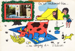 34 : Valros Le Camping, On Est Vachement Bien (trace Scotch Bord H)   ///   Ref.  Mars 24 :  BO. SM N° 27 - Autres & Non Classés