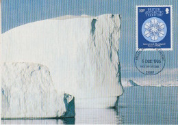 British Antarctic Territory (BAT) Gaciological Society  Maxicard Ca Signy 6 DEC 1966 (GS157A) - Maximum Cards