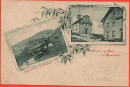 Gruss Vom ETZEL Bei Einsiedeln, Gasthaus, Teufelsbrücke - Einsiedeln