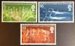 Great Britain 1970 Commonwealth Games MNH - Unused Stamps