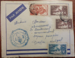 Guinée Belle Lettre Entière De 1942. Affranchissement Composé. TB - Covers & Documents