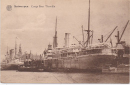 Antwerpen - Anvers - Congo Boot S.S. Thysville - Steamers