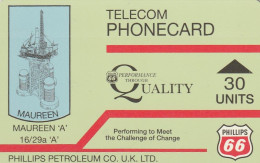 PHONE CARD UK COMPAGNIE PETROLIFERE (E54.19.4 - Boorplatformen