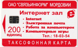 PHONE CARD RUSSIA Svyazinform + VolgaTelecom, Saransk, Mordovia (RUS79.7 - Russia