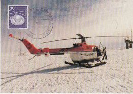 Antarctica Germany 1986 Postcard Polarheli I (GS158) - Other & Unclassified