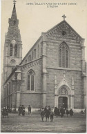 ALLEVARD LES BAINS - ISERE -L'EGLISE -1910 - Allevard