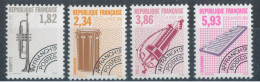 Préo N°228** à 231** Série Des Instruments De Musique (faciale 2,13€) - 1989-2008