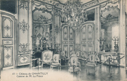 PC42641 Chateau De Chantilly. Cabinet De M. Le Prince. A. Bourdier. No 65. B. Ho - World